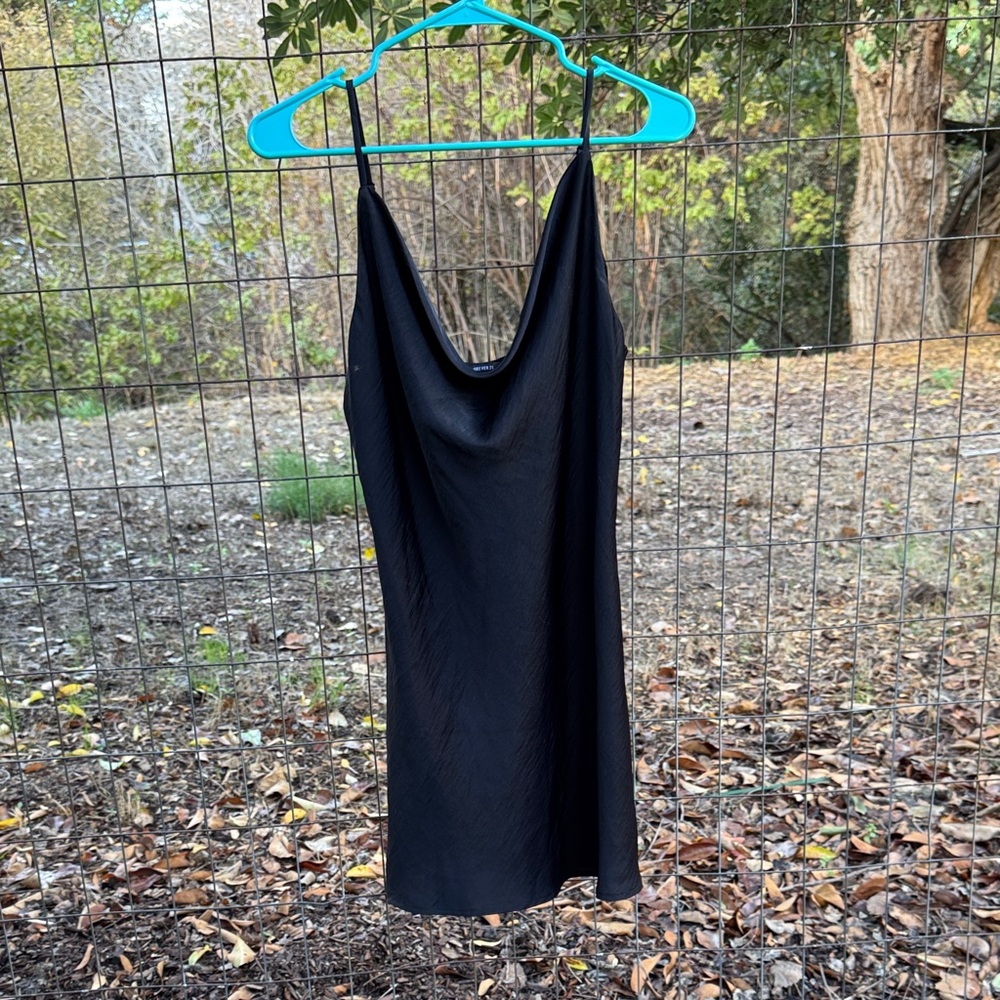 Forever 21 Classic Black Slip Dress